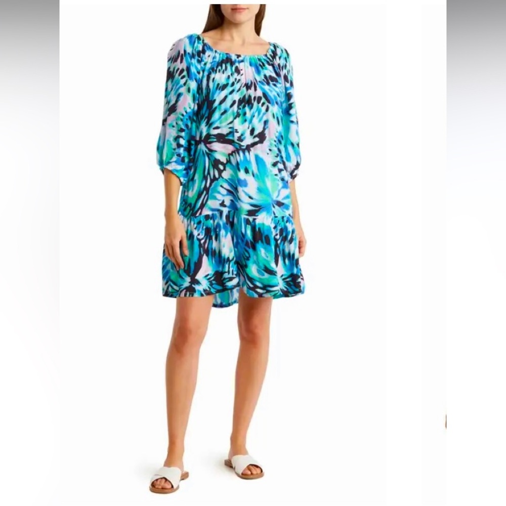 Brand new Tommy Bahama - Leo Monarch Off the Shoulder Cover-Up Minidress